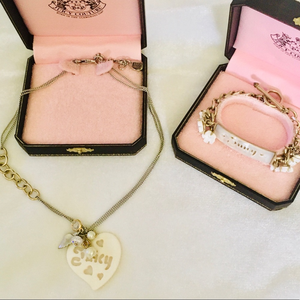 Juicy Couture Necklace & Bracelet in Original Box